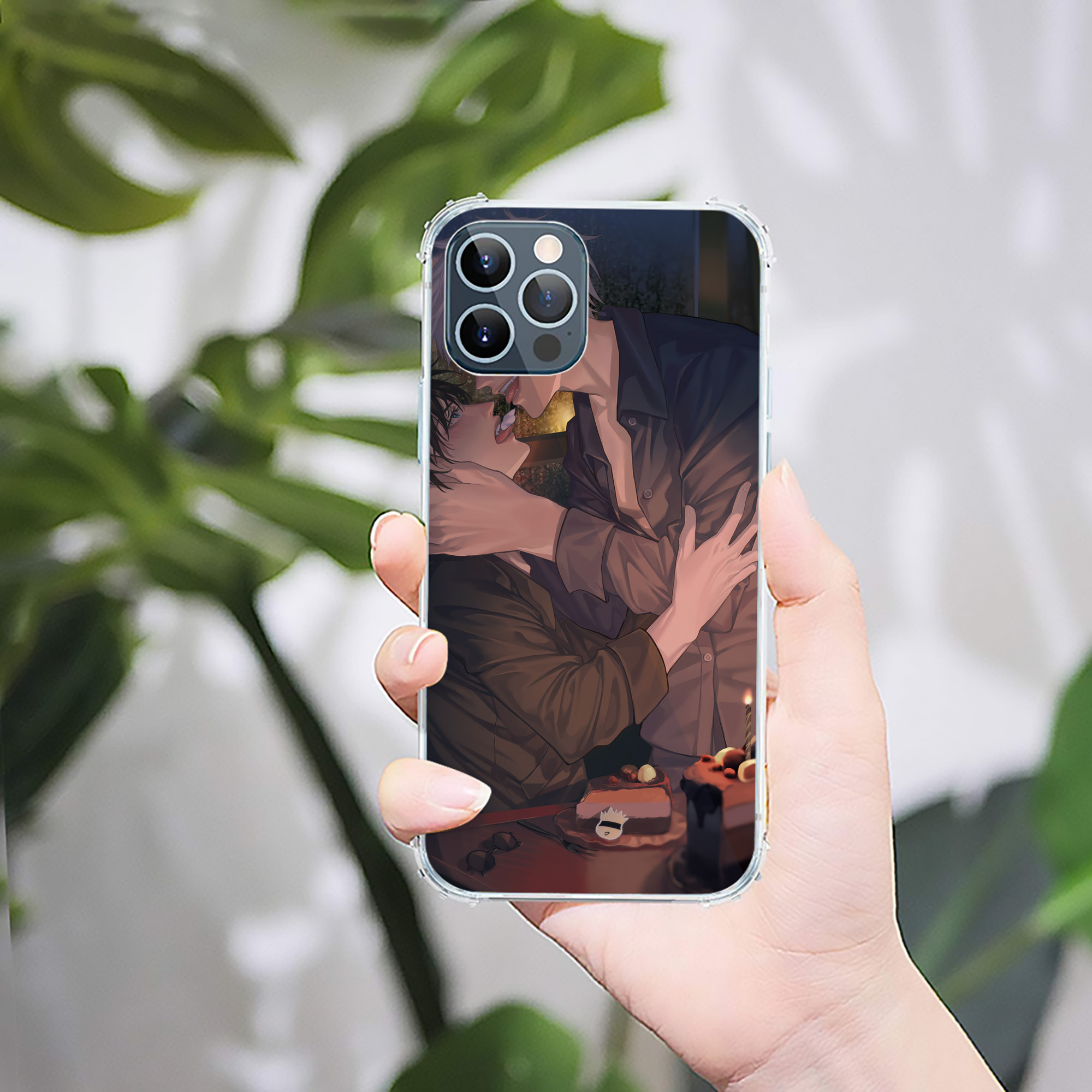 （画像用） 呪術廻戦 Jujutsu Kaisen 【iPhone 12シリーズ対応】透明スマホケース（クリアソフトケース）